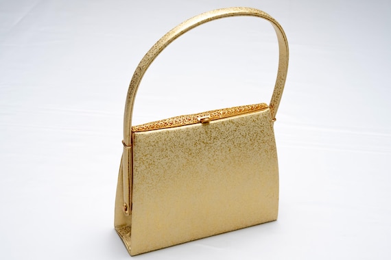 DEAR VANILLA Authentic Japanese Kimono Enamel Purse Handbag Vintage Made in Japan PU-0378