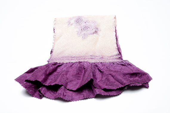 DEAR VANILLA Japanese Kimono Silk Shibori Obiage Women's Obi Belt Obimakura Fastener Accessory OBA-0159