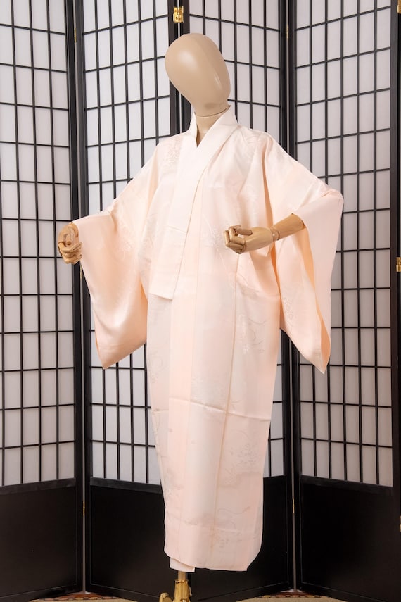 DEAR VANILLA Authentic Traditional Japanese Juban Undergown for Women's Kimono Vintage Robe Genuine Made in Japan JU-0320