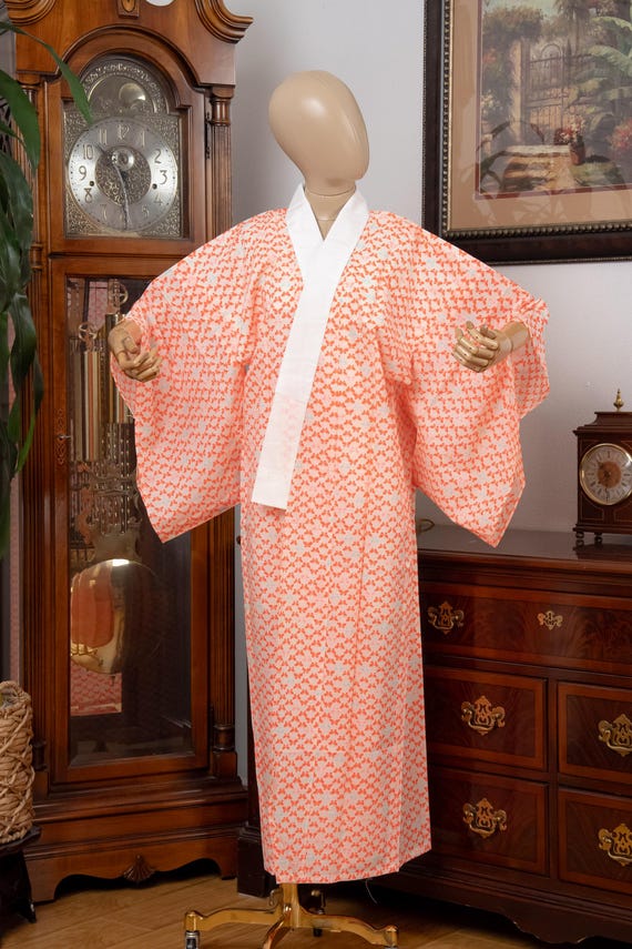 DEAR VANILLA Authentic Traditional Japanese Juban Undergown for Women&#39;s Kimono Vintage Robe Genuine Made in Japan JU-0293