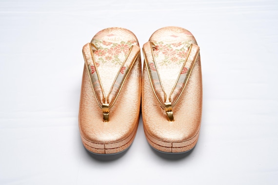 Dear Vanilla Authentic Japanese Vintage Zori Kimono Sandals 23.5cm US Size 6.5 SD-0305