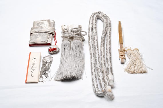 DEAR VANILLA Authentic Japanese Kimono Traditional Wedding Hakoseko Set Accessory Kit HSK-0044