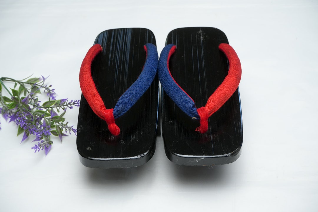 Dear Vanilla Authentic Japanese Vintage Geta Kimono Sandals 23cm US ...