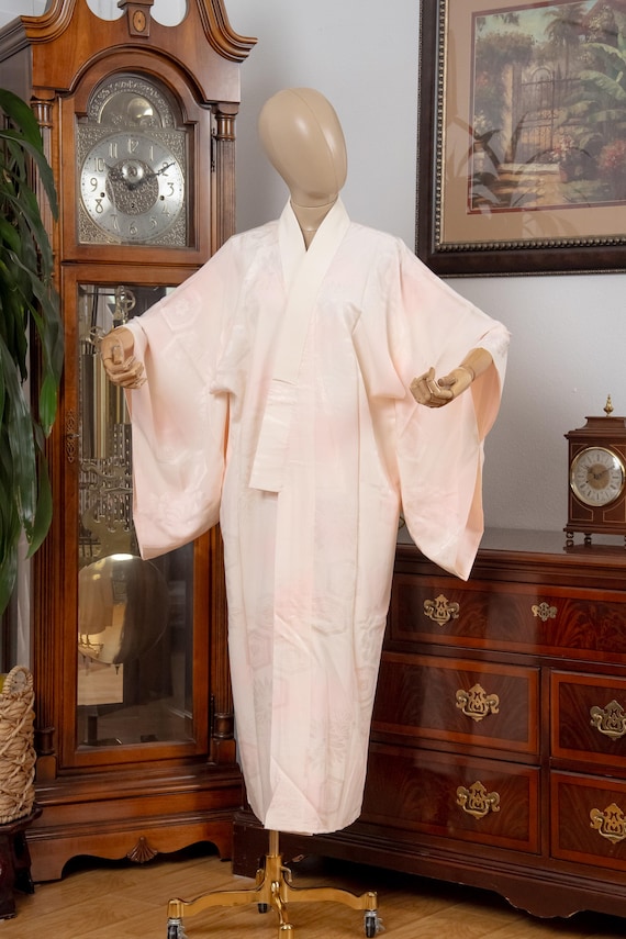 DEAR VANILLA Authentic Traditional Japanese Juban Undergown for Women's Kimono Vintage Robe Genuine Made in Japan JU-0264