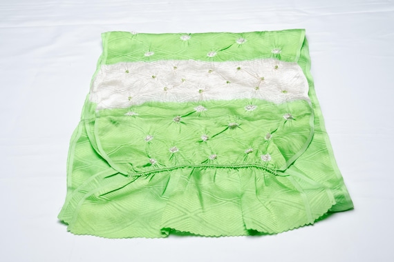 DEAR VANILLA Japanese Kimono Silk Rinzu/Chirimen Obiage Women's Obi Belt Obimakura Fastener Accessory OBA-0158