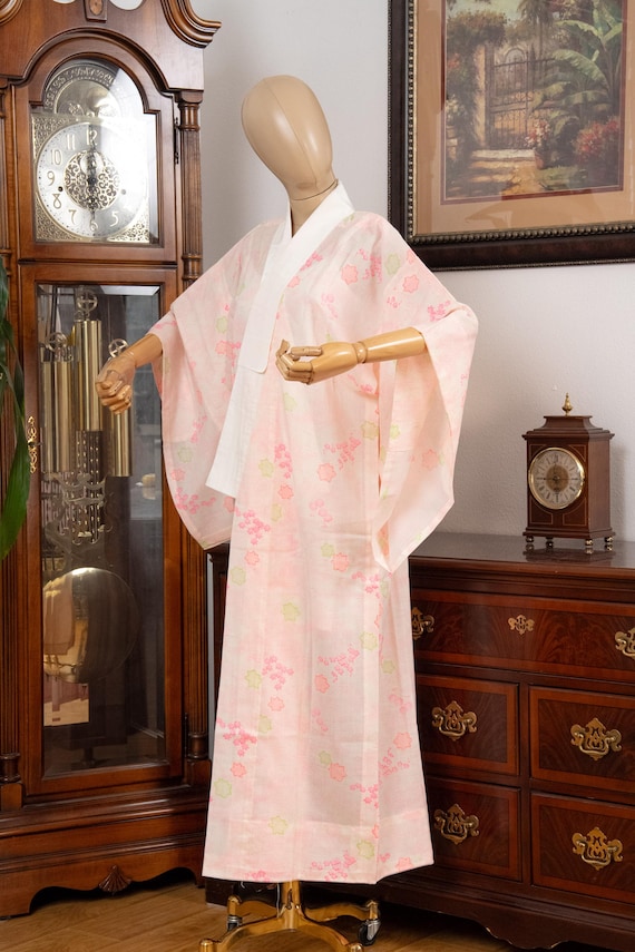 DEAR VANILLA Authentic Traditional Japanese Juban Undergown for Women's Kimono Vintage Robe Genuine Made in Japan JU-0322