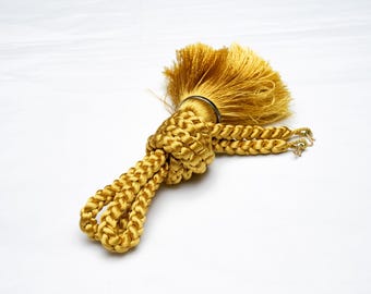 DEAR VANILLA Authentic Vintage Japanese Men's Kimono Haorihimo Haori Tie Tassle with Hooks Made in Japan MHC-0153