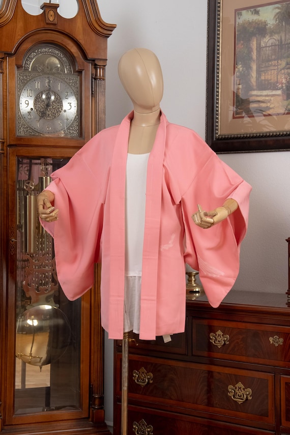 DEAR VANILLA Authentic Japanese Haori for Women Traditional Kimono Jacket Vintage Made in Japan HA-0402