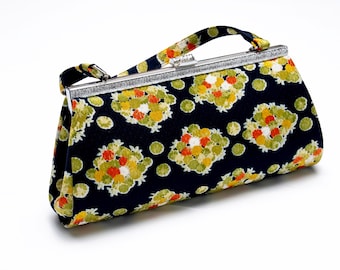 DEAR VANILLA Authentic Japanese Kimono Silk Purse Handbag Vintage Made in Japan PU-0384