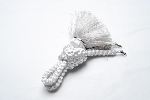 DEAR VANILLA Authentic Vintage Japanese Men's Kimono Haorihimo Haori Tie Tassle with Hooks Made in Japan MHC-0117