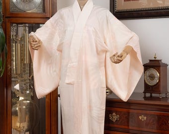 DEAR VANILLA Authentic Traditional Japanese Juban Undergown for Women's Kimono Vintage Robe Genuine Made in Japan JU-0282