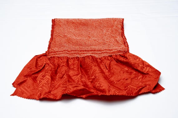 DEAR VANILLA Japanese Kimono Silk Shibori Obiage Women's Obi Belt Obimakura Fastener Accessory OBA-0160