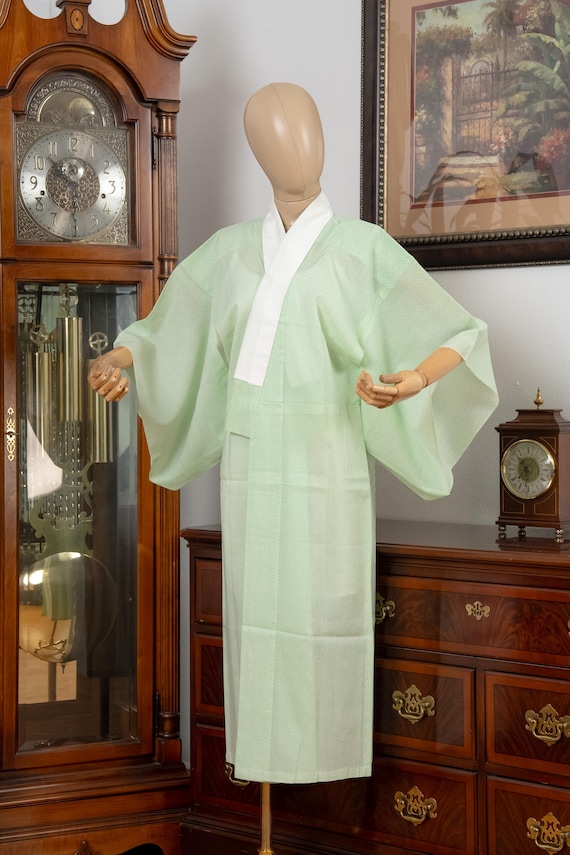 DEAR VANILLA Authentic Traditional Japanese Juban Undergown for Women's Kimono Vintage Robe Genuine Made in Japan JU-0303