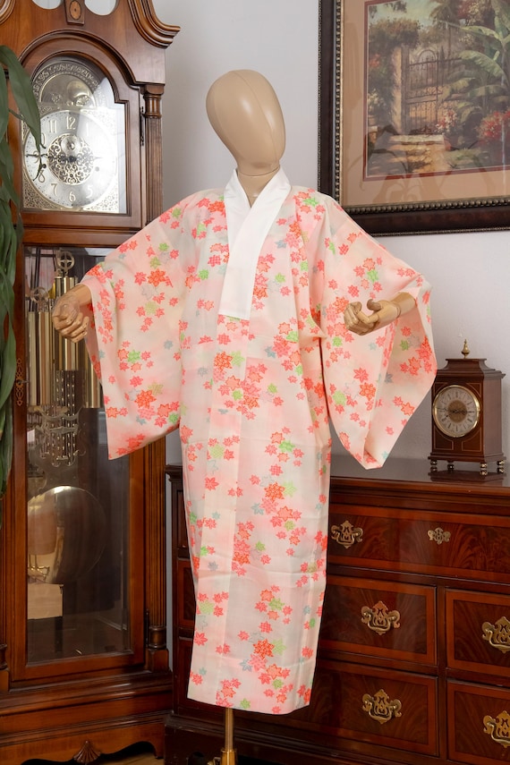 DEAR VANILLA Authentic Traditional Japanese Juban Undergown for Women's Kimono Vintage Robe Genuine Made in Japan JU-0313