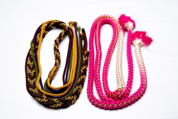 DEAR VANILLA Japanese Kimono Obijime Cord Set For Furisode Kimono Silk Obi Belt Fastener Accessory Rope Made in Japan Genuine OC-0269