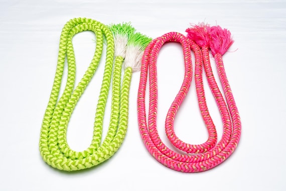 DEAR VANILLA Japanese Kimono Obijime Cord Set For Furisode Kimono Silk Obi Belt Fastener Accessory Rope Made in Japan Genuine OC-0242