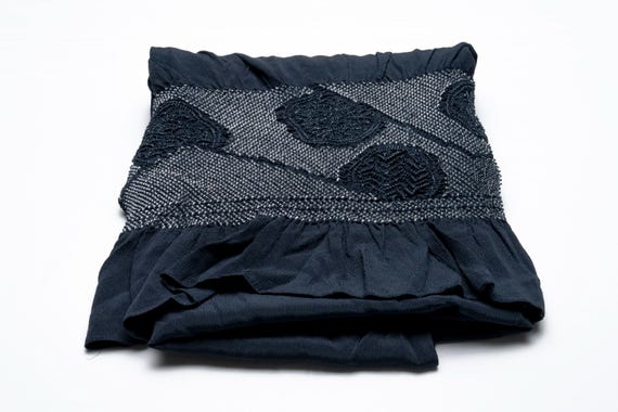 DEAR VANILLA Authentic Japanese Men's Kimono Heko Obi Vintage Samurai Obi Sash Belt Made in Japan MOB-0335