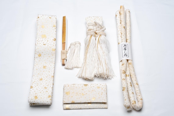 DEAR VANILLA Authentic Japanese Kimono Traditional Wedding Hakoseko Set Accessory Kit HSK-0045