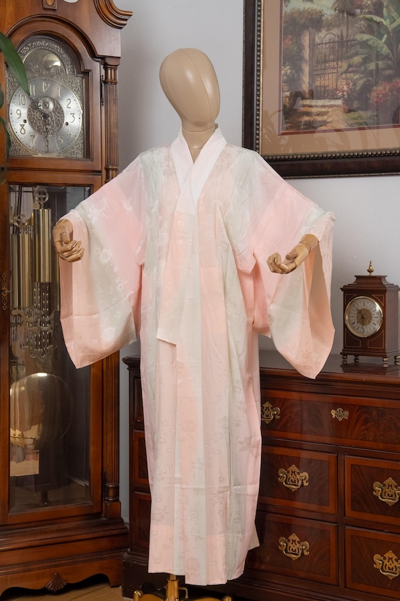 DEAR VANILLA Authentic Traditional Japanese Juban Undergown for Women's Kimono Vintage Robe Genuine Made in Japan JU-0298