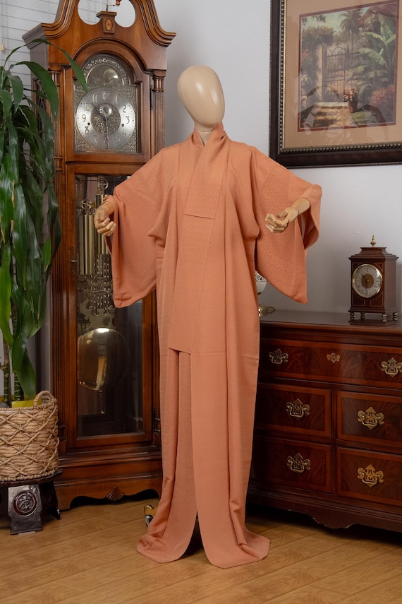 DEAR VANILLA Authentic Traditional Japanese Iromuji Kimono for Women Vintage Robe Made in Japan Original KMI-0161