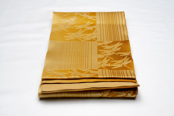 DEAR VANILLA Authentic Japanese Yukata Hanhaba Obi Sash Belt Women's Kimono Original Japan Made Genuine OBH-0398