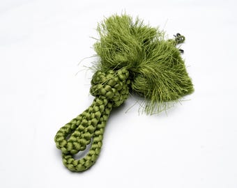 DEAR VANILLA Authentic Vintage Japanese Men's Kimono Haorihimo Haori Tie Tassle with Hooks Made in Japan MHC-0157