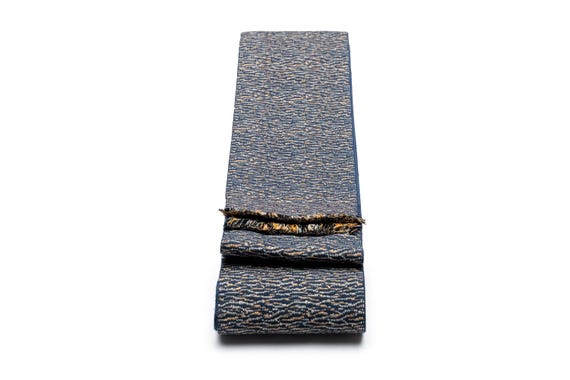 DEAR VANILLA Authentic Japanese Men's Kimono Kaku Obi Vintage Samurai Obi Sash Belt Made in Japan Genuine Original MOB-0243