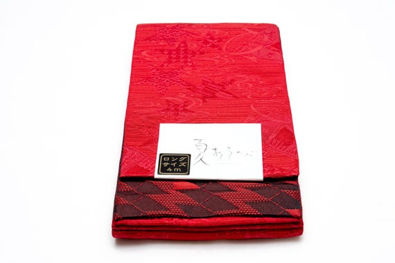 DEAR VANILLA Authentic Japanese Yukata Hanhaba Obi Sash Belt Women's Kimono Original Japan Made Genuine OBH-0371