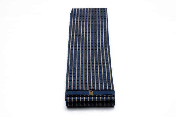 DEAR VANILLA Authentic Japanese Men's Kimono Kaku Obi Vintage Samurai Obi Sash Belt Made in Japan Genuine Original MOB-0253