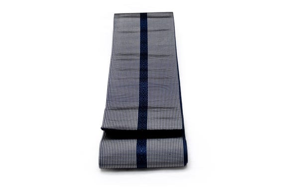 DEAR VANILLA Authentic Japanese Men's Kimono Kaku Obi Vintage Samurai Obi Sash Belt Made in Japan Genuine Original MOB-0364