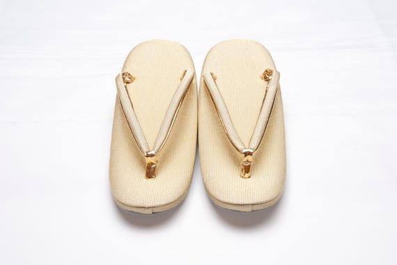 Dear Vanilla Authentic Japanese Vintage Zori Kimono Sandals 23.5cm US Size 6.5 SD-0333