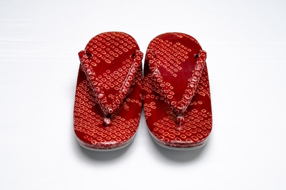 Dear Vanilla Authentic Japanese Vintage Zori Kimono Sandals 23.5cm US Size 6.5 SD-0335