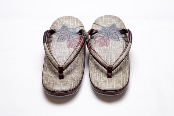 Dear Vanilla Authentic Japanese Vintage Zori Kimono Sandals 23.5cm US Size 6.5 SD-0330