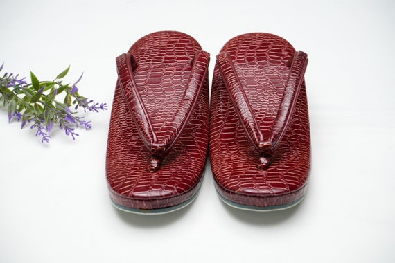 Dear Vanilla Authentic Japanese Vintage Zori Kimono Sandals 23.5cm US Size 6.5 SD-0138