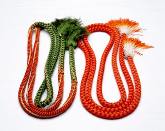 DEAR VANILLA Japanese Kimono Obijime Cord Set For Furisode Kimono Silk Obi Belt Fastener Accessory Rope Made in Japan Genuine OC-0268