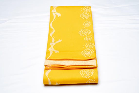 DEAR VANILLA Authentic Japanese Yukata Hanhaba Obi Sash Belt Women's Kimono Original Japan Made Genuine OBH-0305