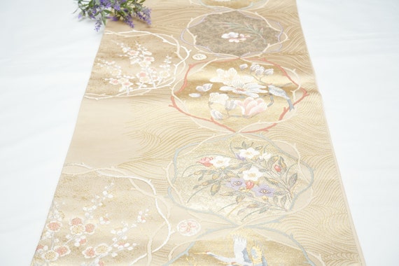 DEAR VANILLA Authentic Japanese Kimono Fukuro Obi… - image 1