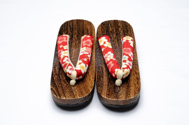 Dear Vanilla Authentic Japanese Vintage Yukata Kimono Geta Wood Sandals ...