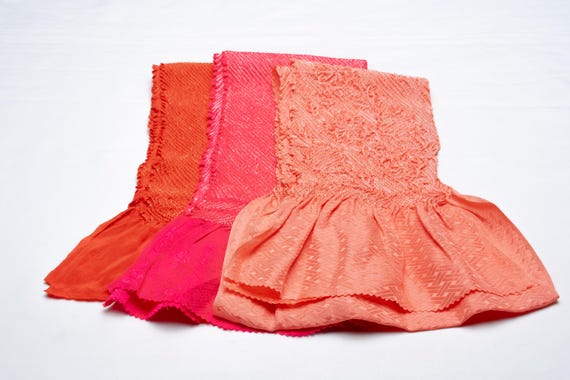 DEAR VANILLA Japanese Kimono Silk Shibori Obiage Women's Obi Belt Obimakura Fastener Accessory OBA-0153