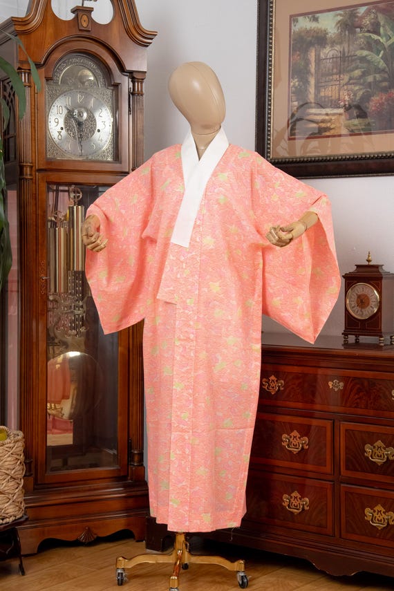 DEAR VANILLA Authentic Traditional Japanese Juban Undergown for Women's Kimono Vintage Robe Genuine Made in Japan JU-0302