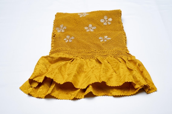 DEAR VANILLA Japanese Kimono Silk Shibori Obiage Women's Obi Belt Obimakura Fastener Accessory OBA-0164