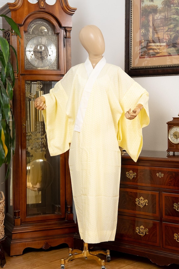 DEAR VANILLA Authentic Traditional Japanese Juban Undergown for Women's Kimono Vintage Robe Genuine Made in Japan JU-0267