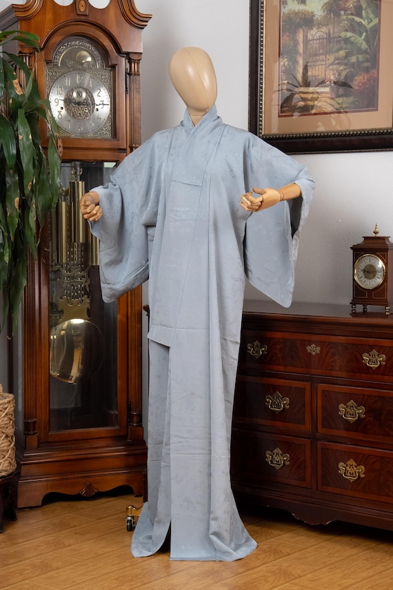 DEAR VANILLA Authentic Traditional Japanese Iromuji Kimono for Women Vintage Robe Made in Japan Original KMI-0150