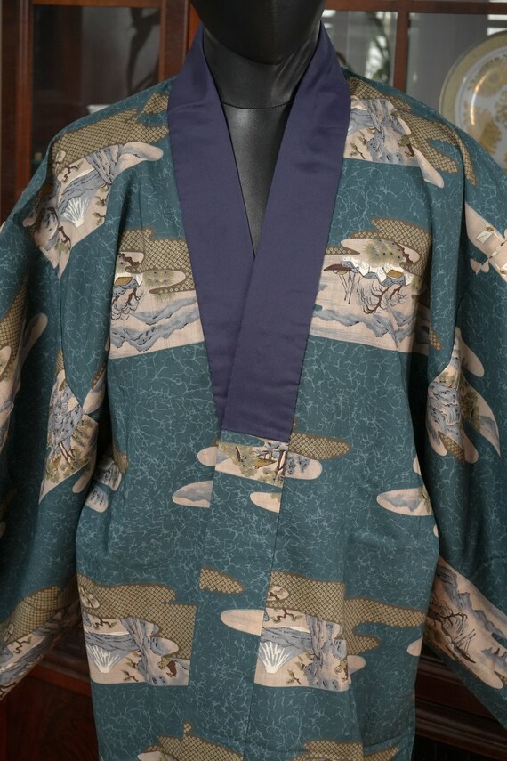 DEAR VANILLA Authentic Vintage Men's Kimono Juban… - image 3