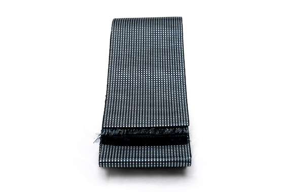 DEAR VANILLA Authentic Japanese Men's Kimono Kaku Obi Vintage Samurai Obi Sash Belt Made in Japan Genuine Original MOB-0361