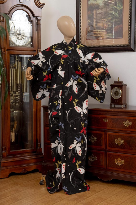 DEAR VANILLA Traditional Japanese Yukata Kimono for Women Summer Matsuri Cotton Robe Dress YKT-0047