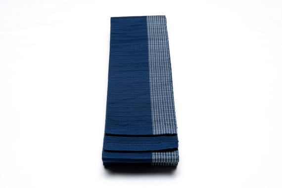DEAR VANILLA Authentic Japanese Men's Kimono Kaku Obi Vintage Samurai Obi Sash Belt Made in Japan Genuine Original MOB-0256
