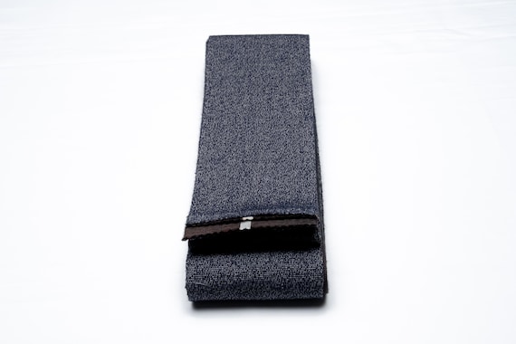 DEAR VANILLA Authentic Japanese Men's Kimono Kaku Obi Vintage Samurai Obi Sash Belt Made in Japan Genuine Original MOB-0330