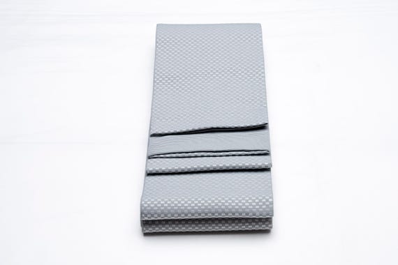 DEAR VANILLA Authentic Japanese Men's Kimono Kaku Obi Vintage Samurai Obi Sash Belt Made in Japan Genuine Original MOB-0349