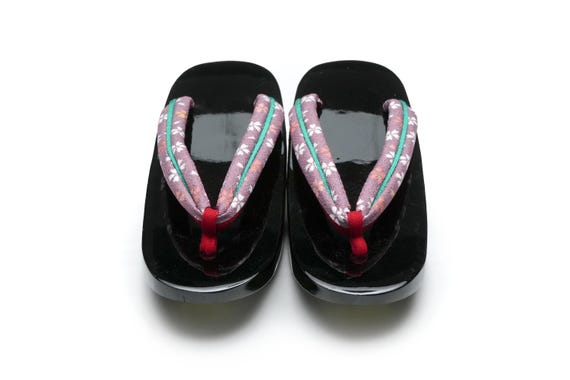 Dear Vanilla Authentic Japanese Vintage Geta Kimono Sandals 24.5cm US Size 7.5 SD-0223